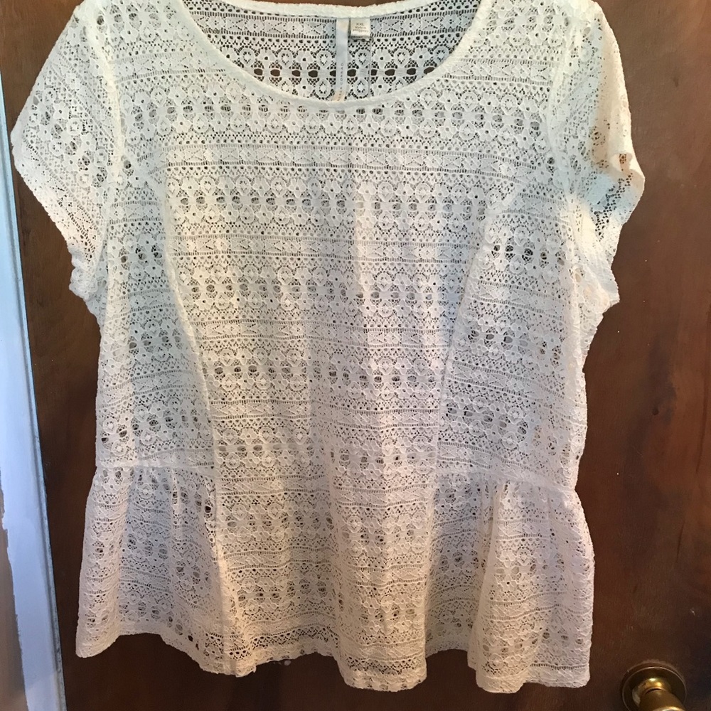 Lauren Conrad peplum top